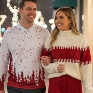 Men's Hanley Christmas Polo Long Sleeves Shirt